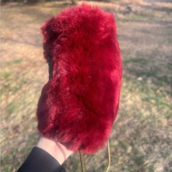 Furla Faux Fur Crossbody Bag - Picture 15 of 17